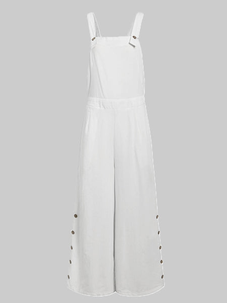 White Party Oversized Jumpsuits.