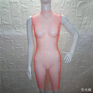 Fishnet Bling Dress
