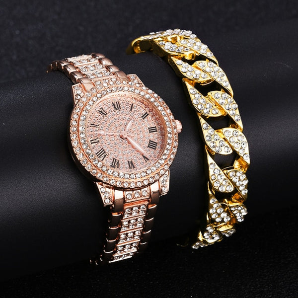 Rhinestone Women's Bracelet Watches.